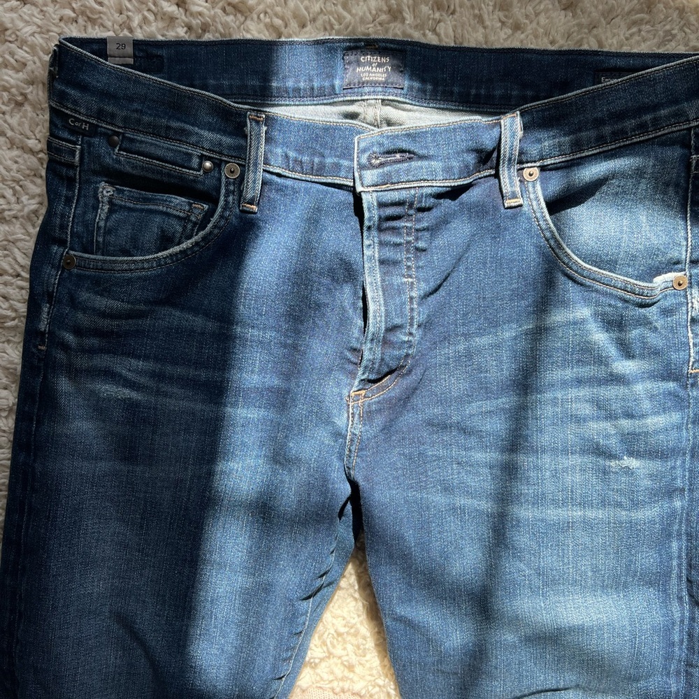 Citizens Of Humanity Men’s Slim Straight Dark Blue Jeans